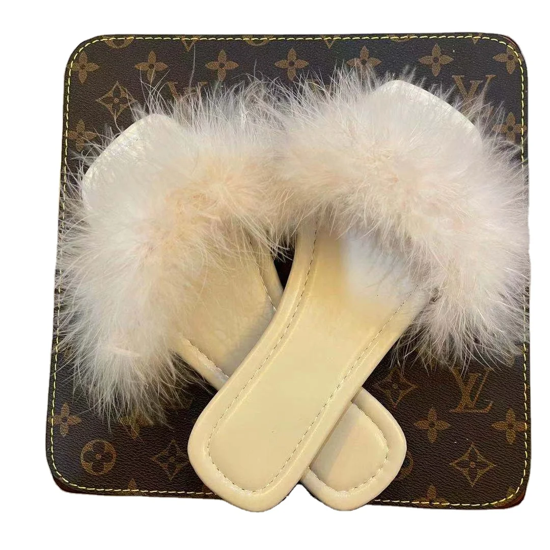 

Hot Sale Women's Shoes Sandals FashionFur Slippers Summer Slide