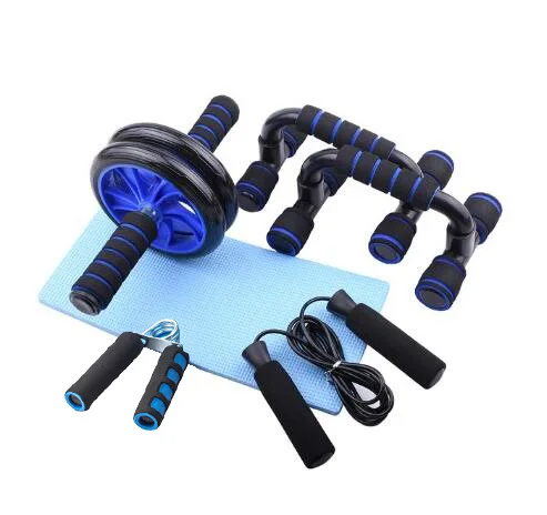 

Exercise Equipment Roller Double Wheel Sets 6 in 1 Mini Fitness ABS Abdominal Wheel, Customized color
