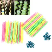 

26Pcs Plastic Spiral Hair Perm Rod Barber Hairdressing Salon Tools Durable Hair Styling Tools New Small Wave Generous 2 SIZE