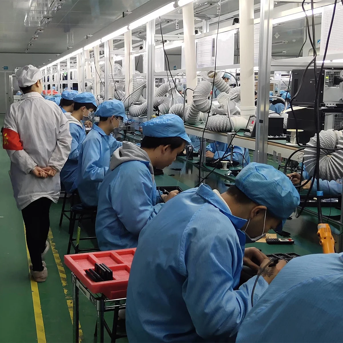 Factory Mobile Watch Mobile Phone Assembly Production Line Equipment Belt Conveyor Line With