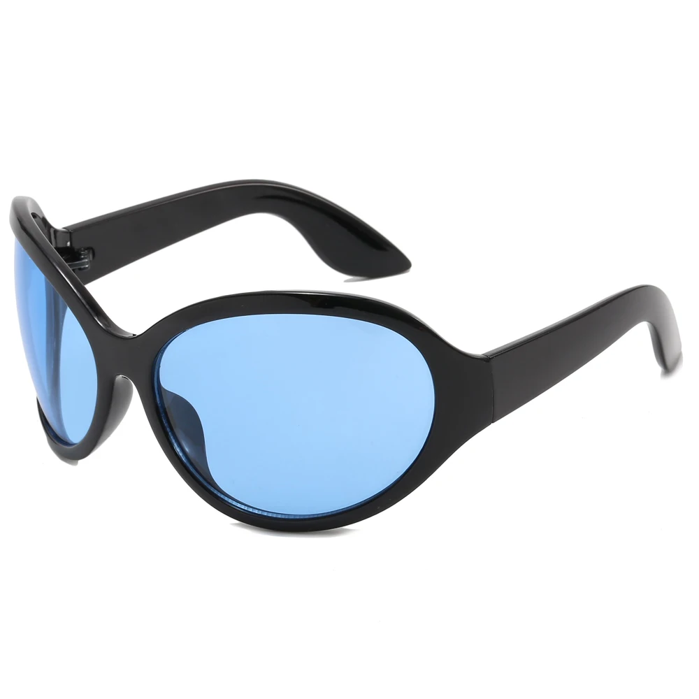 

Superhot Eyewear 15767 Fashion 2023 Cat eye Wrap Around Oval Outdoor Cycling Sporty Y2K Sunglasses