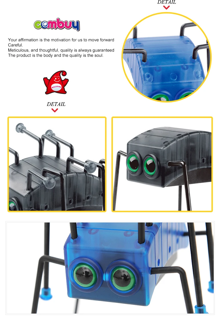 Spider Insect Machine Vibration Diy Assembly Interchangeable Insect Spider Robot Kit - Buy ...