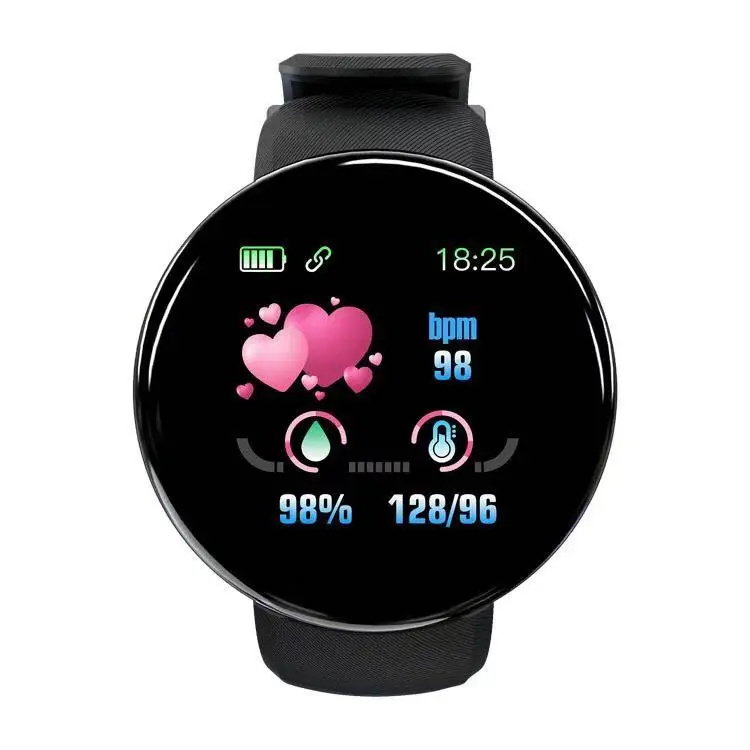 

Smartwatch D18 android smart watch brand your own logo connected watch smart wrist watch gift