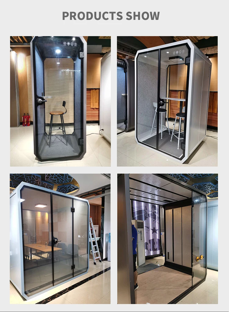 Tiange Easy Assemble Acoustic British Airport Portable You Soundproof Office Fabric Booth For Piano