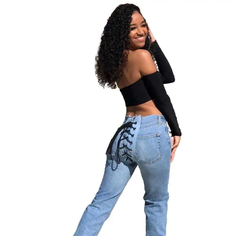 

quality women dresses ensemble jean woman jeans fashionable with low price