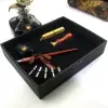 Wooden Dip Pen Handcrafted Calligraphy Set with 10 Nibs & Black Ink
