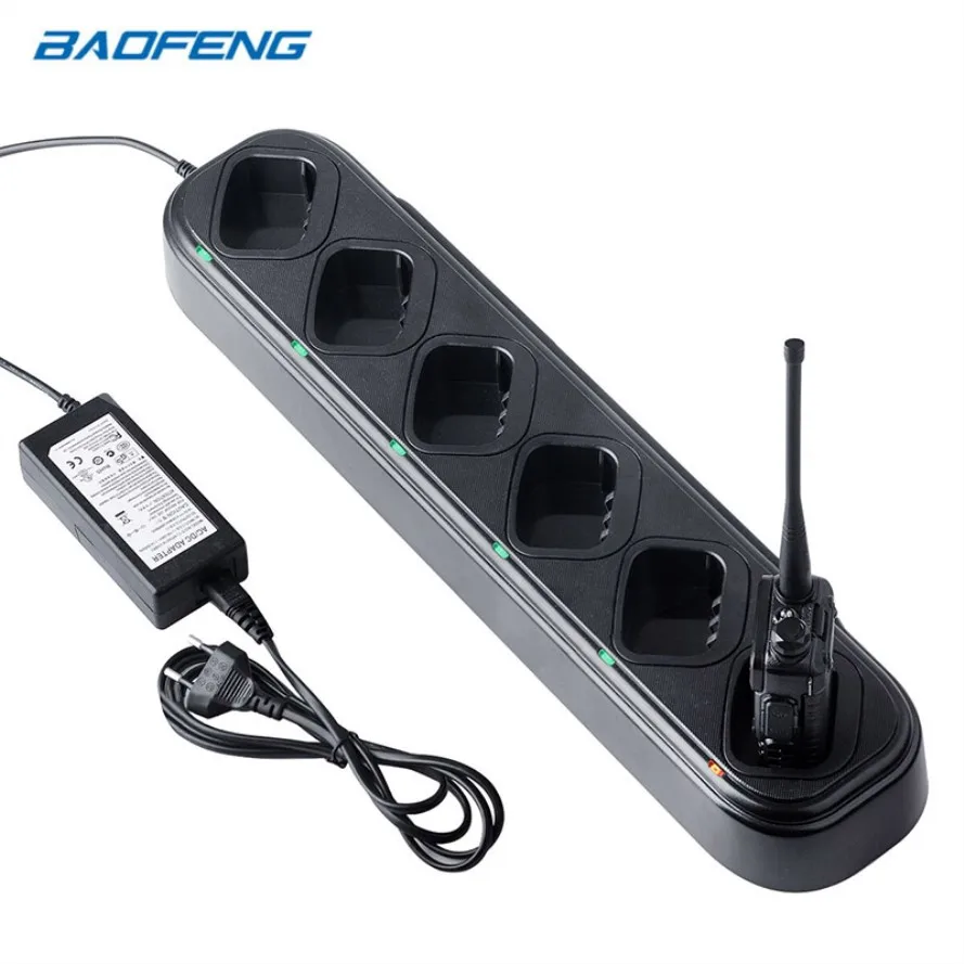 

Baofeng UV 5R charger walkie talkie 6 way charger Station 48W Battery Charger for Baofeng UV5R UV5RE UV5RA