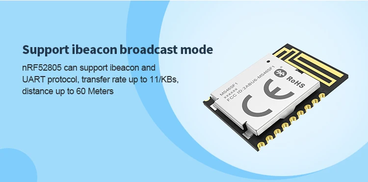 Thingoo smallest bluetooth nRF52805 low energy bluetooth beacon programmable module zigbee iot manufacturers - ANKUX.COM