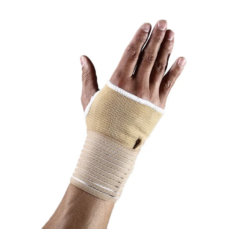 

Hot selling Outdoor gymnastics fitness bandage pressure palm wrist guard palm support, Beige