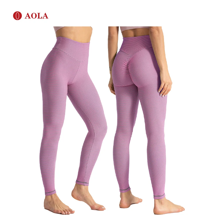 

AOLA Workout Scrunch Butt 2021 Active Contour Women's Fitness & Yoga Wear Seamless Gym Leggings, Pictures shows