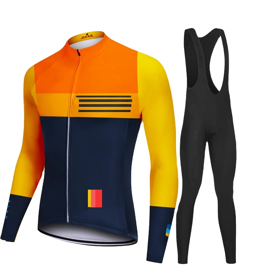 

For Men Oem Customize Sportswear Suit Bike Clothes Bicycle Clothing Riding Sets Winter Long Sleeve Speed Drop Cycling Jersey, Customized color