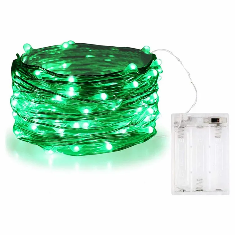 10Ft 3M Green Copper Wire 30 Leds Waterproof Battery Christmas Tree Home Bedroom Decoration Fairy Led Kitchen Light