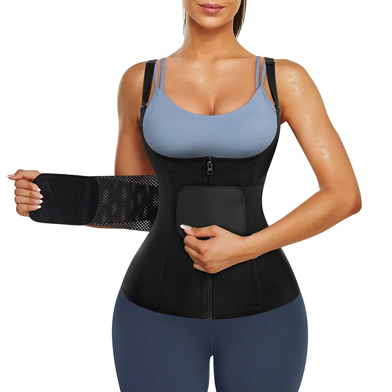 

Women Shapewear Tops Neoprene Workout Sweating Weight Loss Corset Slimming Belt Waist Trainer Vest