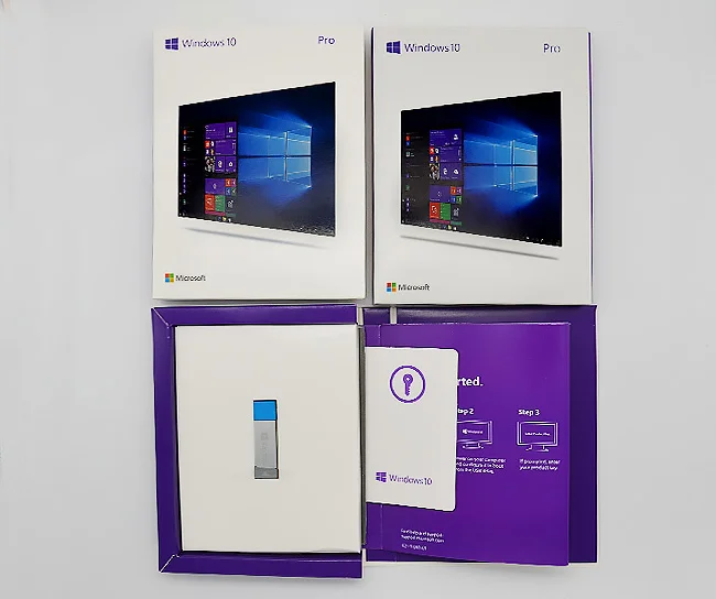 Volles Paket Microsoft Windowss 10 Professinal USB 3,0 Proschlüssel Windows 10 DHL-kostenlosen Versands