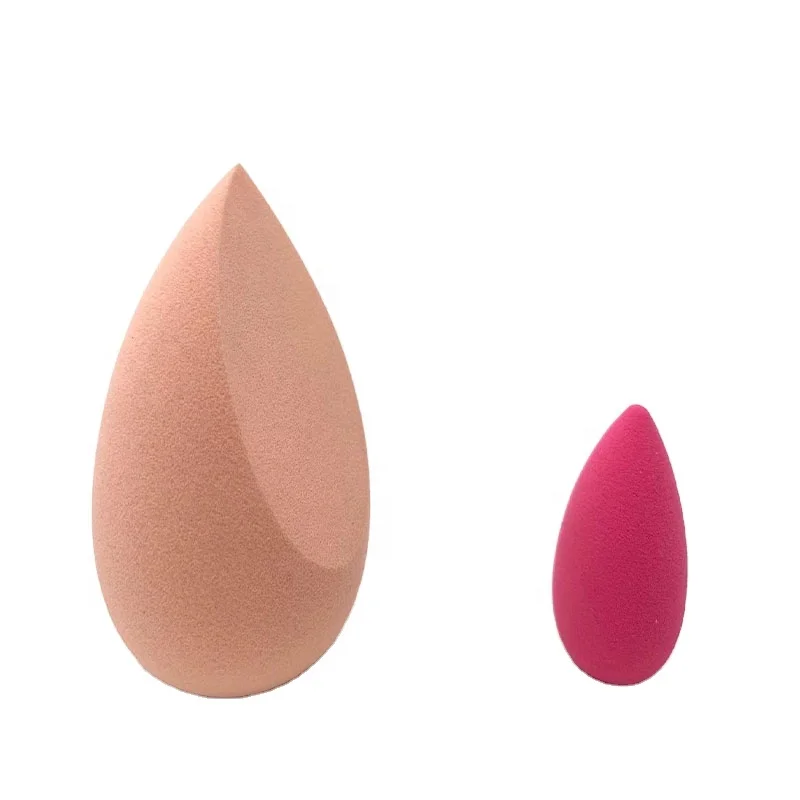 

Blender beauty Cosmetic Temperature-controlled discoloration sponge Soft feeling beauty egg makeup tools Mini egg Makeup, Pink