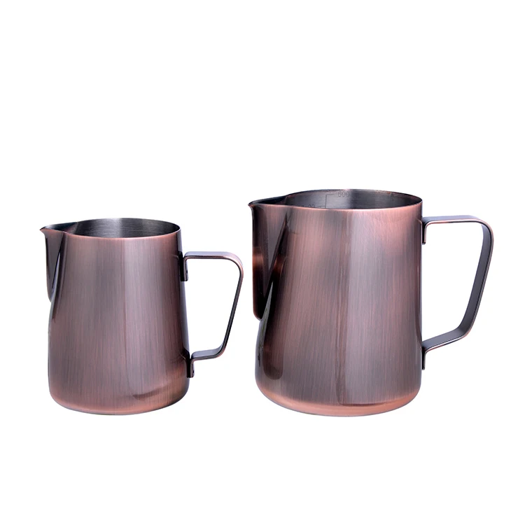 

High quality Custom Logo Jug Pitcher Stainless Water Milk frothing jug
