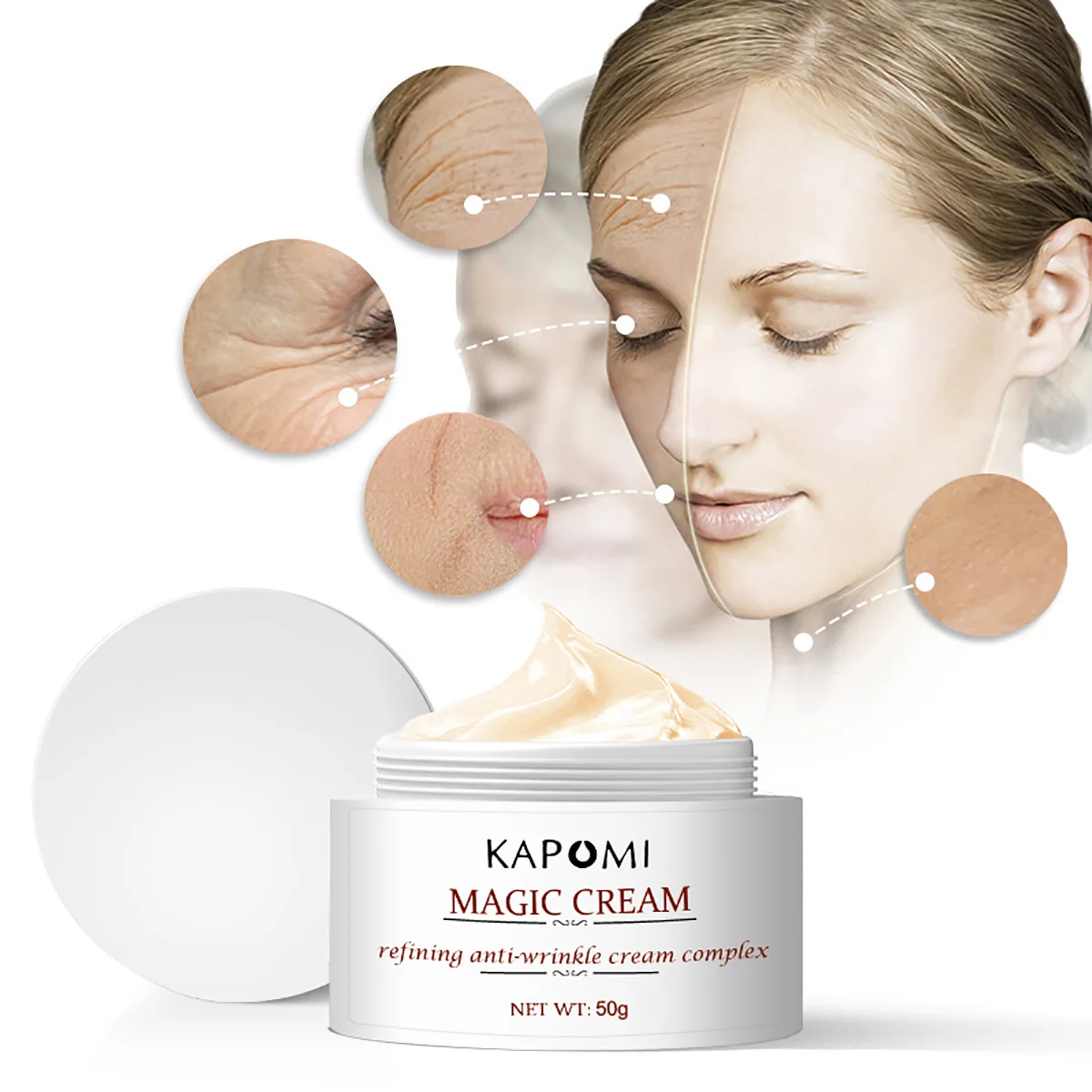 

Anti-aging Six Peptide Eye Cream Face Cream Anti wrinkle Magic Face Cream 15g