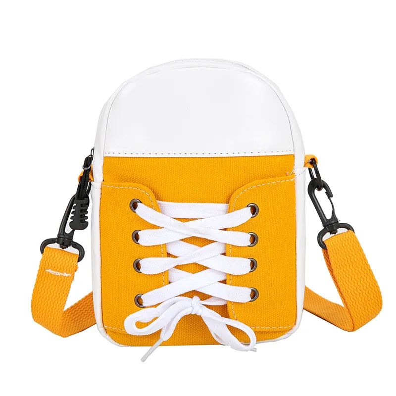 

2020 Summer Fashion Mini Small canvas Messenger Bag cell phone satchel crossbody bags for women, Customized