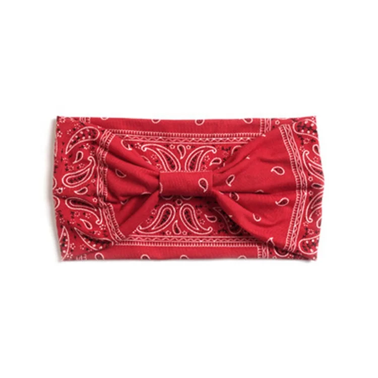 

Wide Version Printed Fashion Headband Cross Creative Personality Headband Casual Sports Fabric Headband, Picture