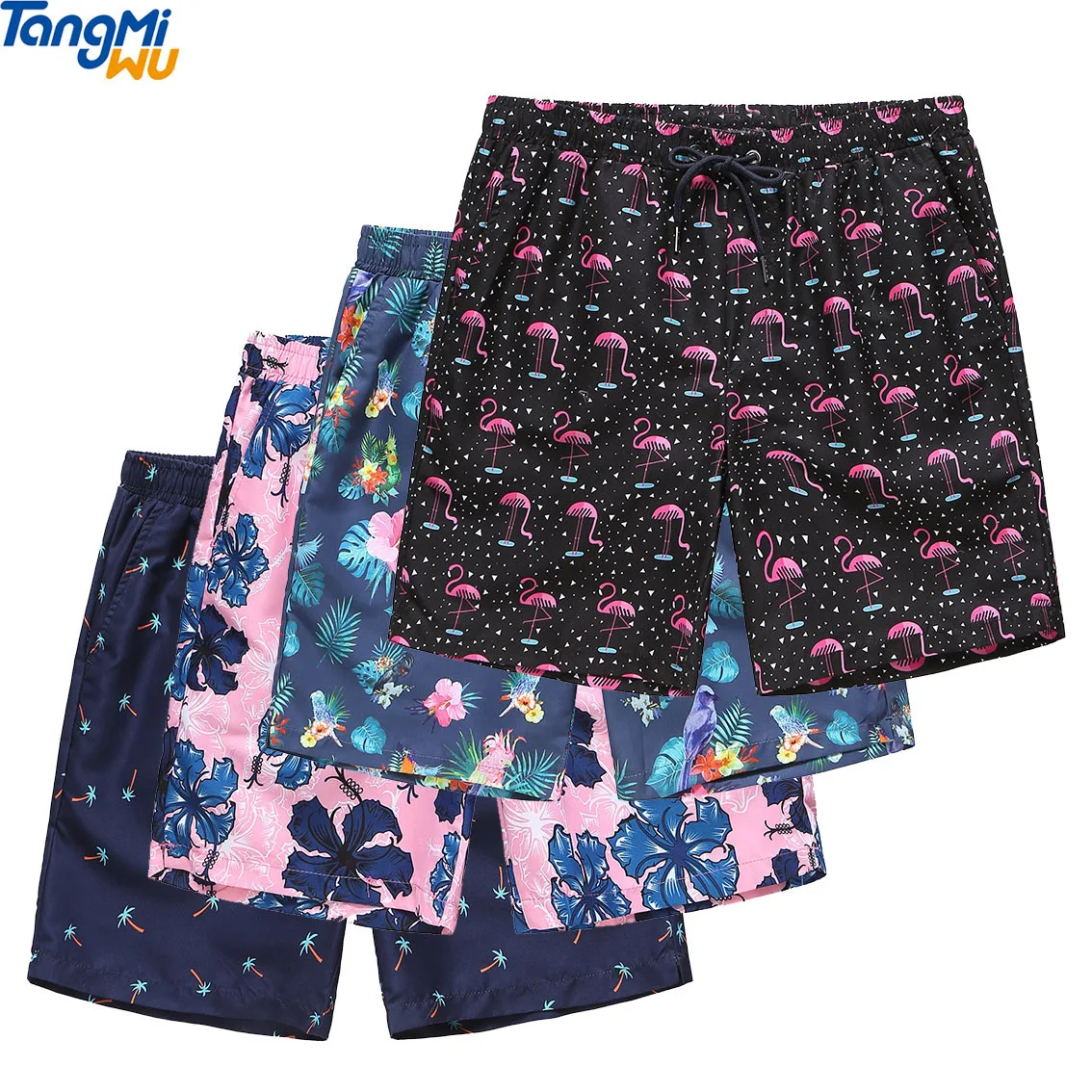 

Wholesale men quick dry 100% polyester swim trunks mesh printing hip hop custom surf swimming beach board shorts men