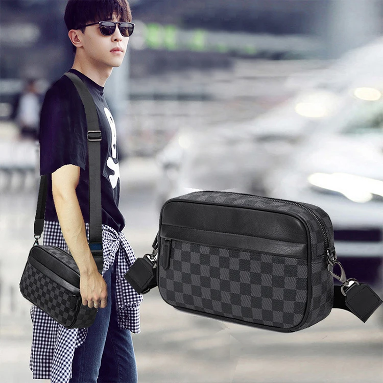 

Men's fashion vintage shoulder bag new trend crossbody bag luxury designer classic all-match single shoulder diagonal bag