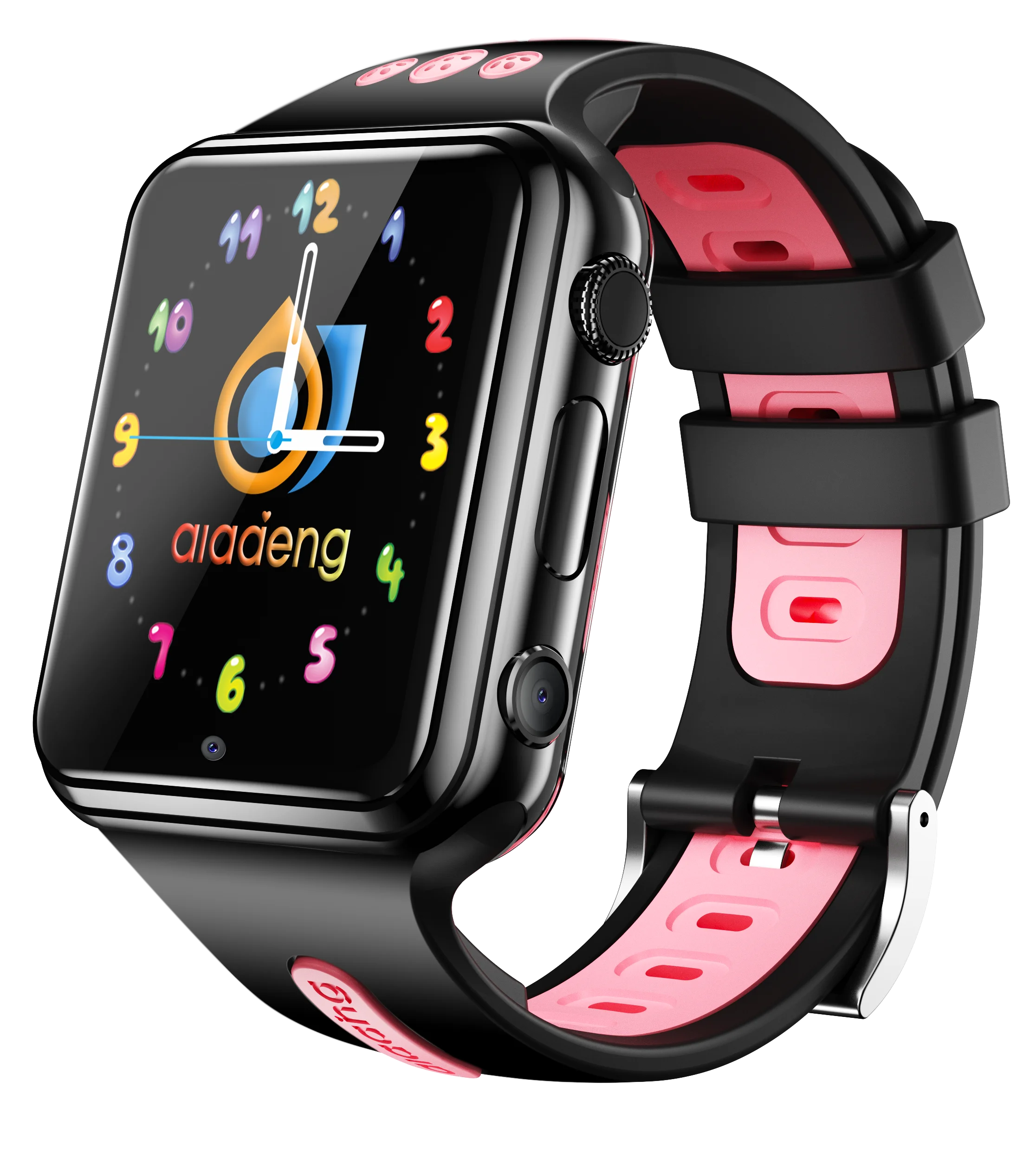 

smart watch kids with games children waterproof kids 4G all-network watch Customized children's smartwatch W5, Black blue, black gray, black pink, silver pink