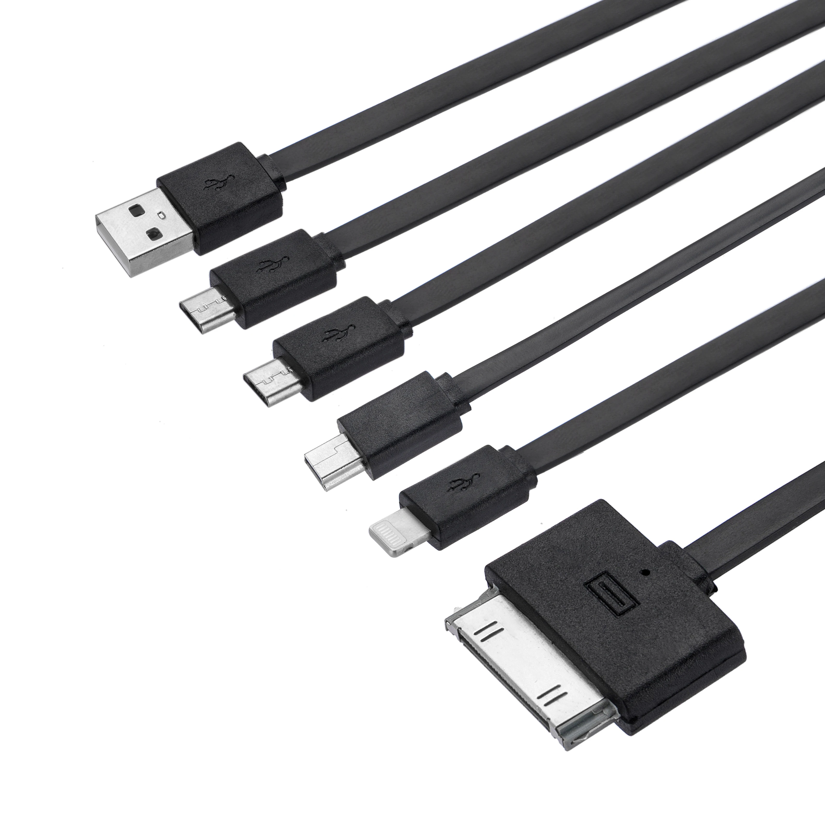 

Black All in one travel usb charging cable