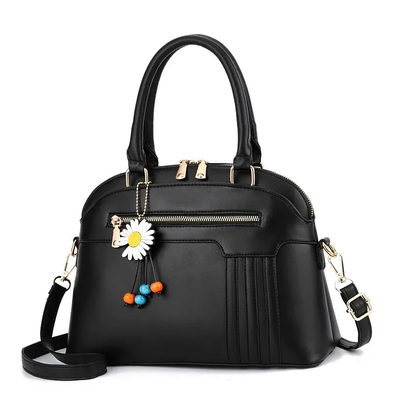

DL182 21 Factory sale female bags handbags for ladies fashion slant shoulder bag leather handbags, Black....