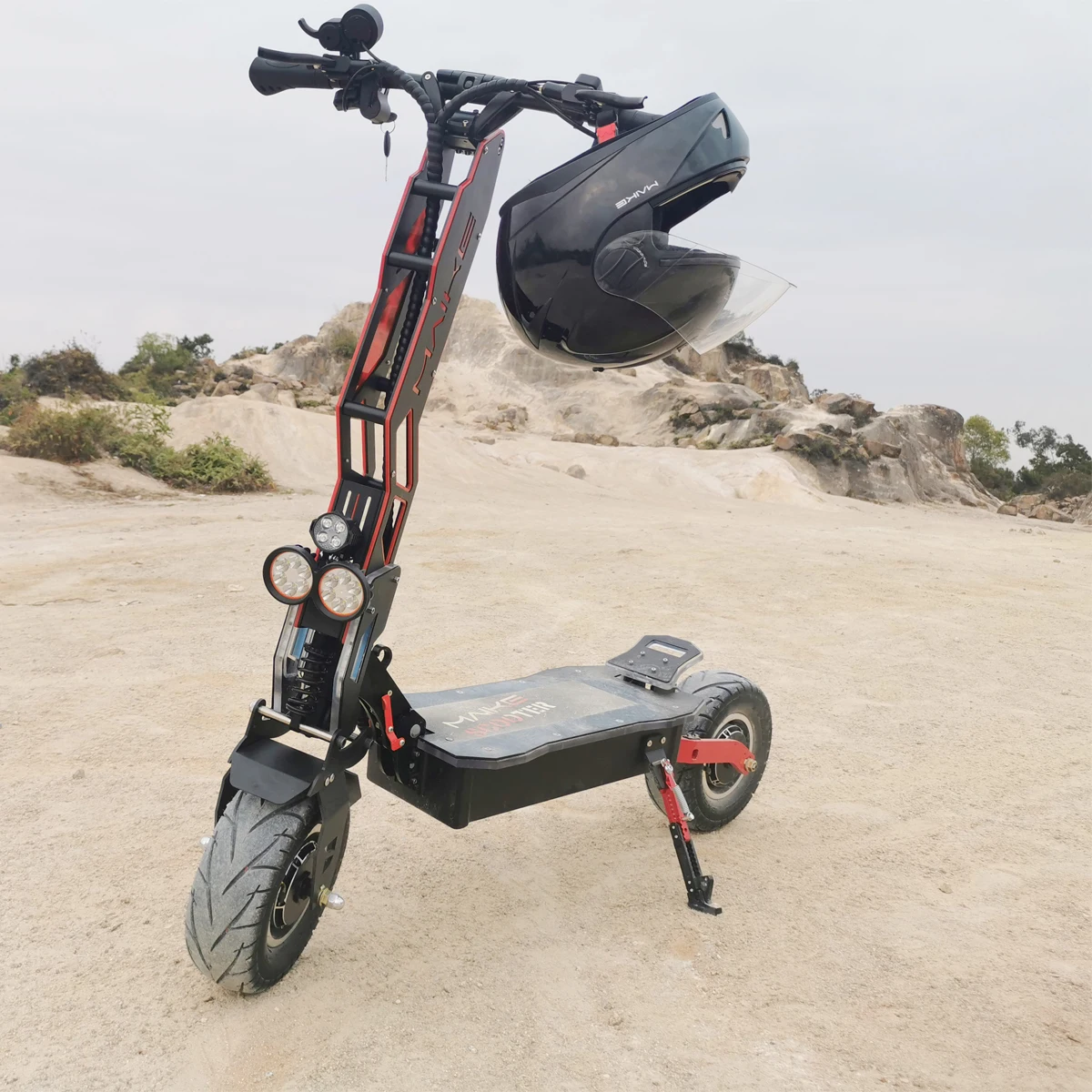 

Maike MKS High speed 8000w dual motor foldable 11inch off road widewheel electric scooter for adults