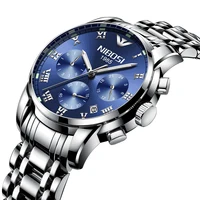

Free Shipping NIBOSI 2301 Mens Watch 2301 Chronograph Quartz Watch Men Wristwatch Casual Sport Waterproof Clock