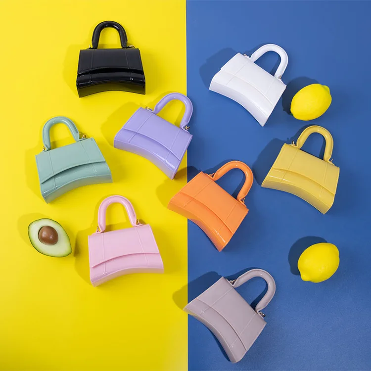 

Leather Purses 2021 Jelly Tote Bags Women Hand Bags Ladies Luxury Cute Wholesale Designer Cosmetic Women Mini Handbags Box Bags