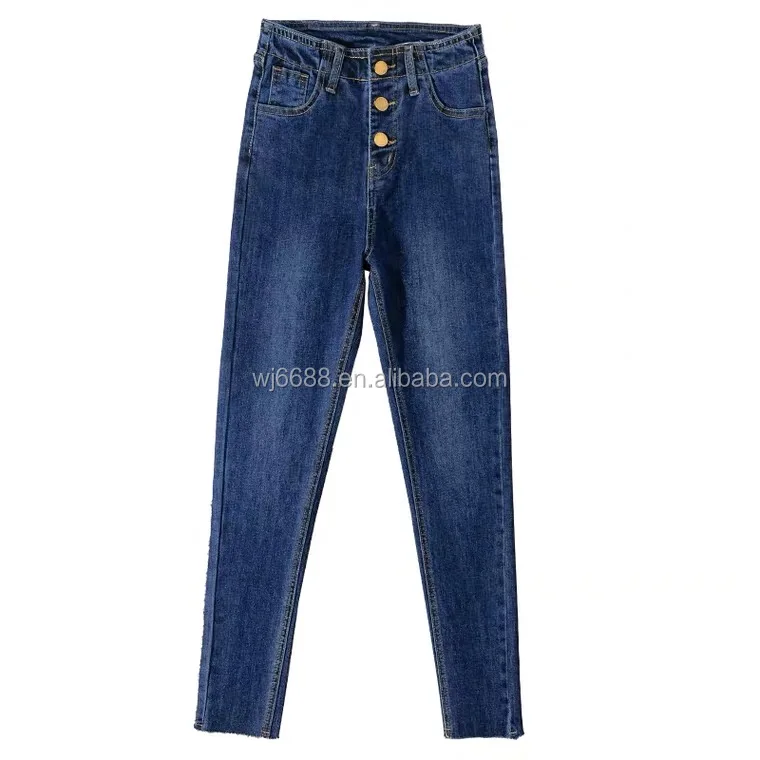 

2020 new design custom color high waist skinny classic women's jean