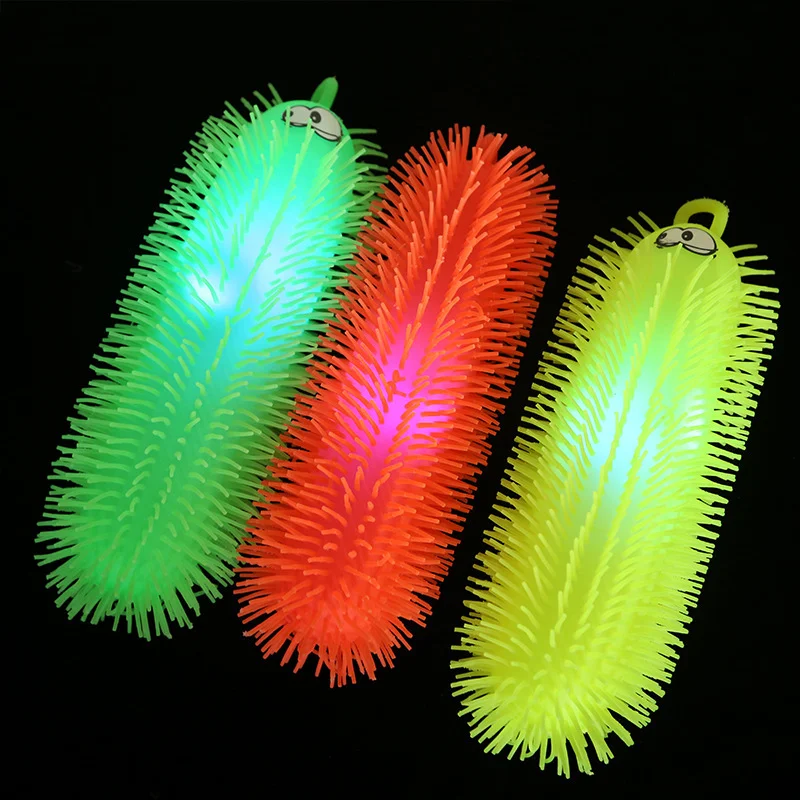 
Hot sale 50cm Large TPR Caterpillar Puffer Fish Toy colorful decompression toy 