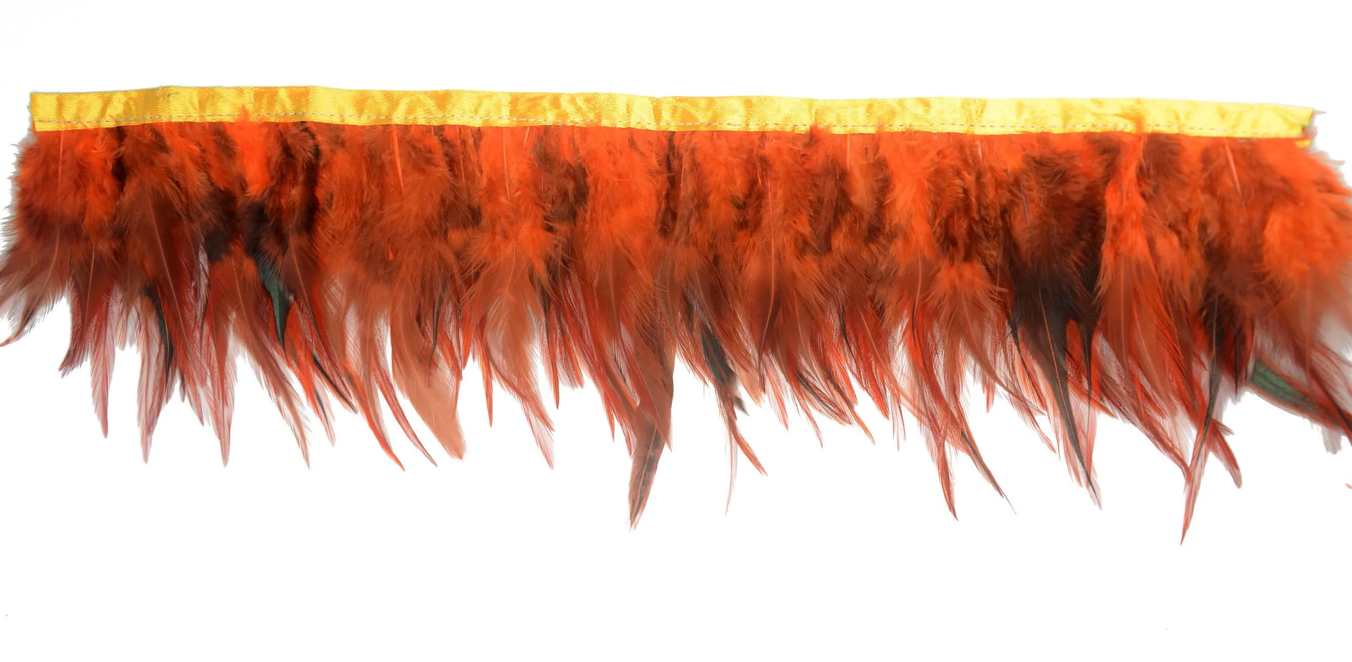 
wholesale feather trim 5/6 saddle feather fringe trims and fringe 