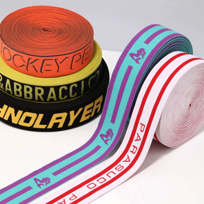 

Wholesale Custom Made Underwear Garment Jacquard Elastic Band