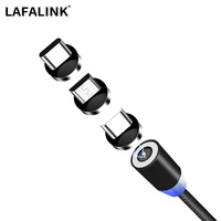 

lafalink Free Shipping 1M LED Magnetic megnetic Charging Cable cabo usb