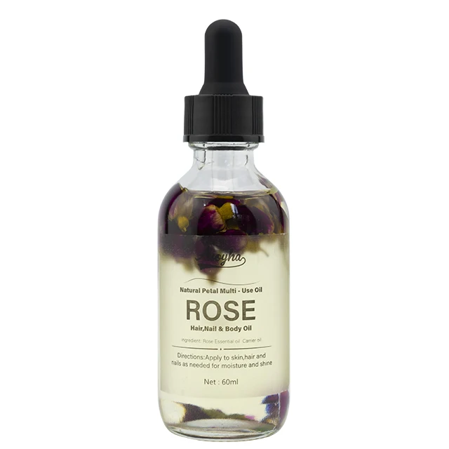 

Custom 60ml Dropper Packaging Face Body Slim Breast Firming 100% Natural Rose Petal Floral Essential Oil