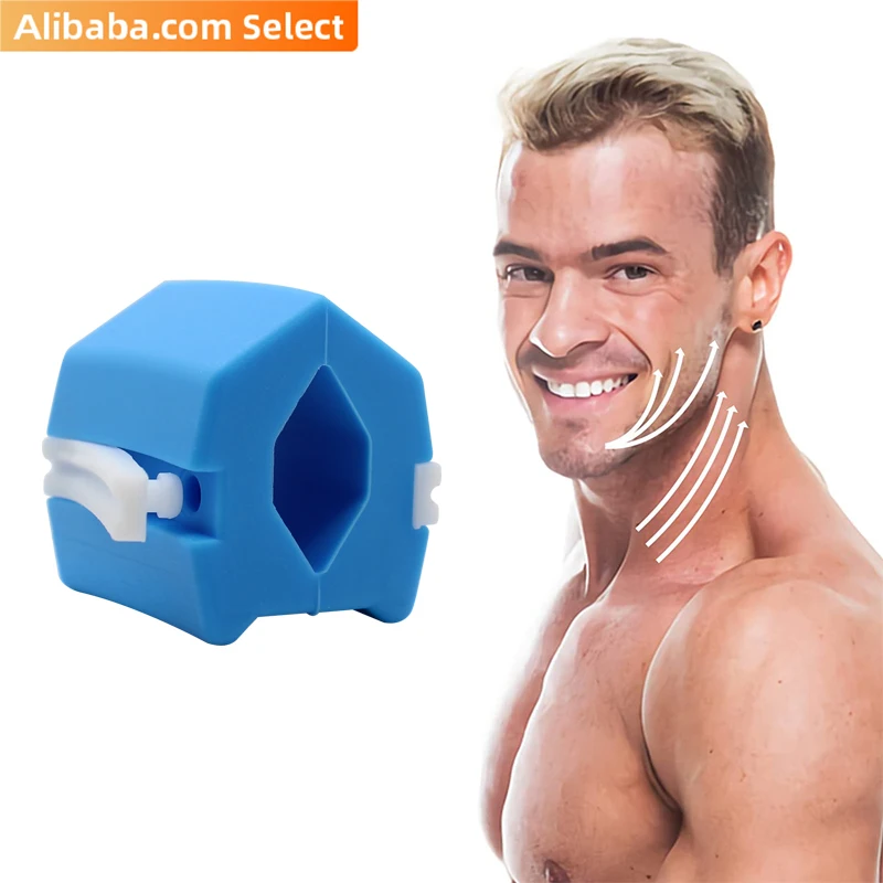 

Hot sale Cheap Custom Logo Face Muscles Gym Chewing exerciser silicon jaw trainer muscles jaw line exerciser, Black blue red