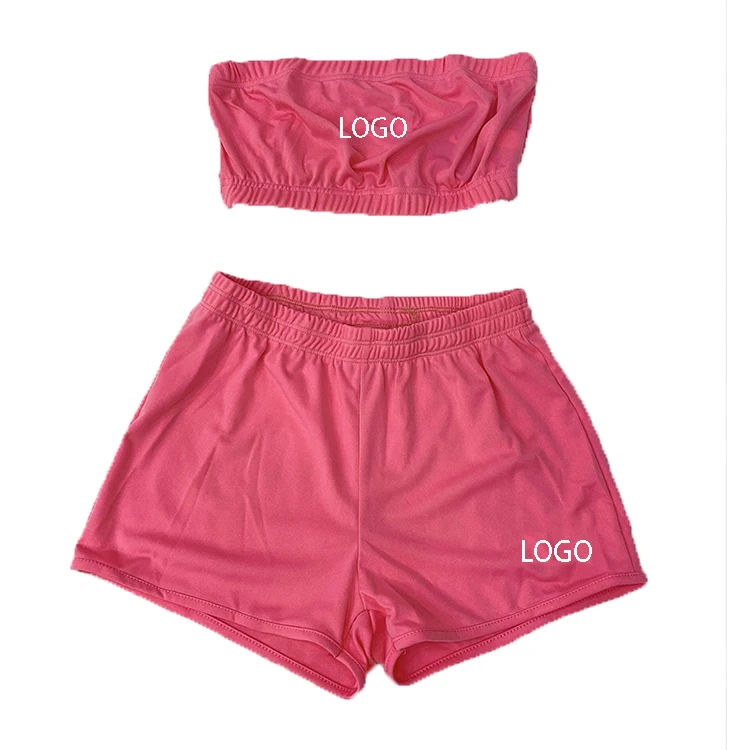

2021summer hot lady workout sweat snack biker shorts two piece set womens fitness booty Candy shorts, White/black/blue/yellow/pink/green/etc
