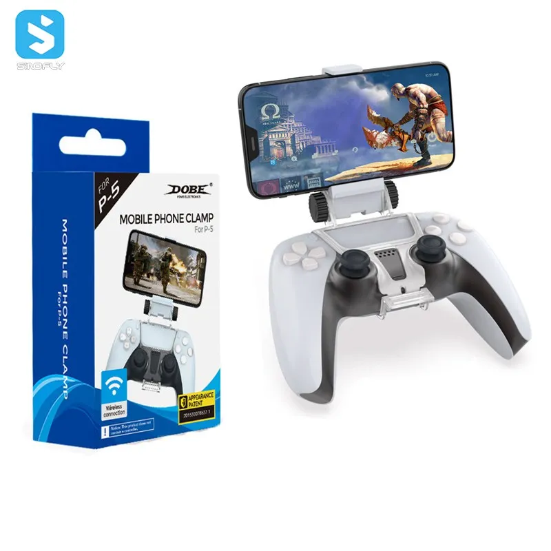 

PS5 Wireless Controller Phone Holder Adjustable Mount Smartphone Clip For Playstation 5 Game Console Joystick Accessories