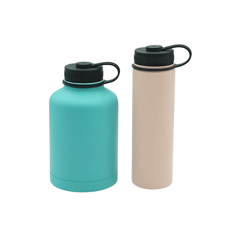 

Mikenda 12oz 18oz 20oz 22oz 32oz 40oz insulated double wall vacuum flask stainless steel water bottle, Customized pantone color