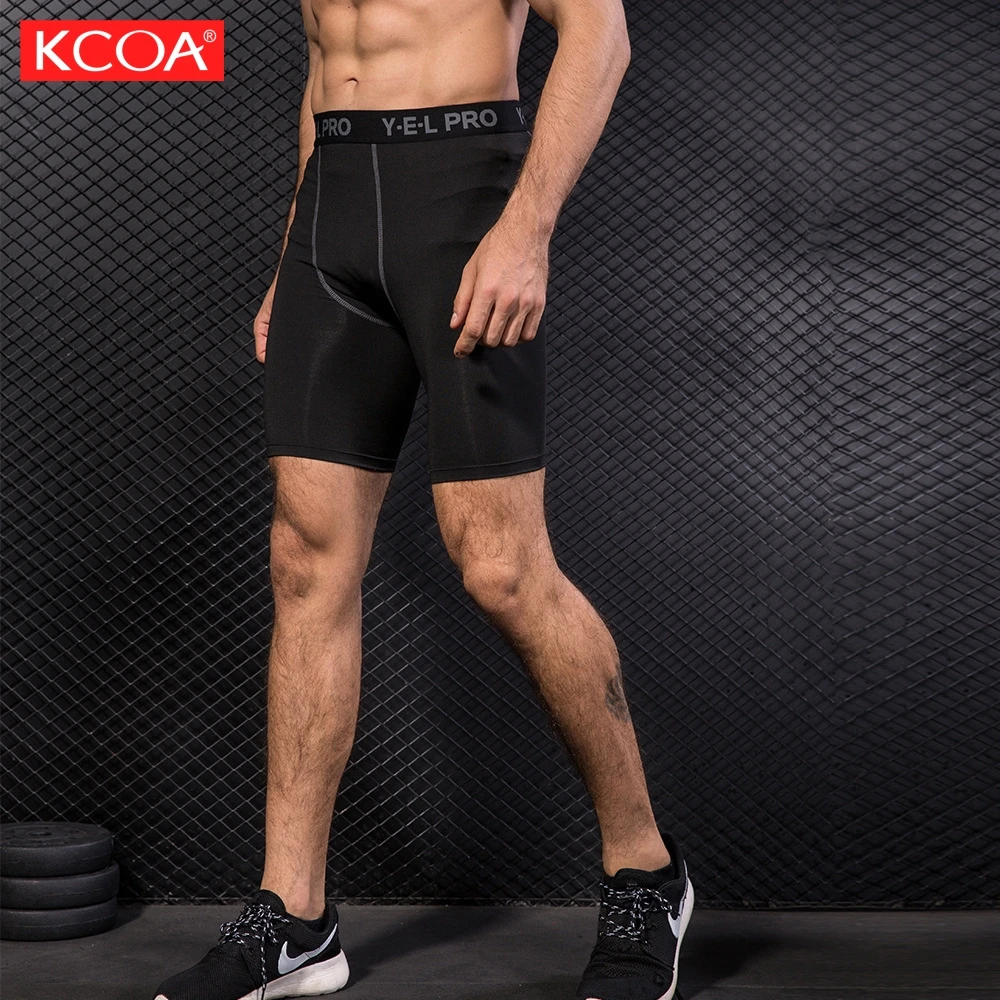 

Compression Leggings Shorts Men Elastic Spandex Training Weightlifting Workout Men Sports Underwear