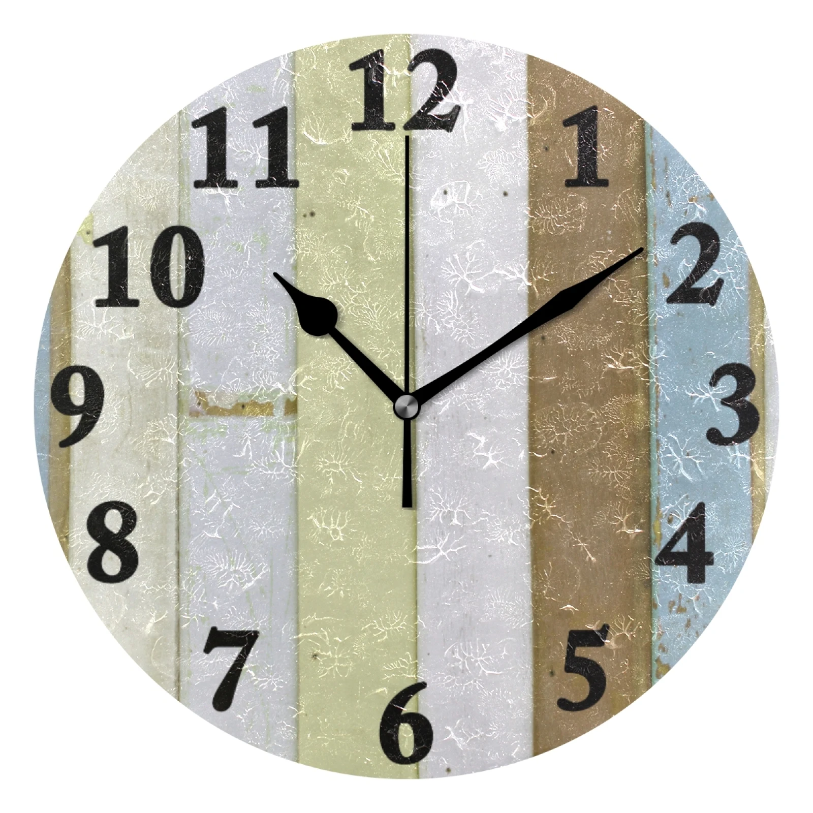 

Best selling Blank Sublimation Clock Hard Board Wall Clock customs printing wall clock ready to ship, Customized color