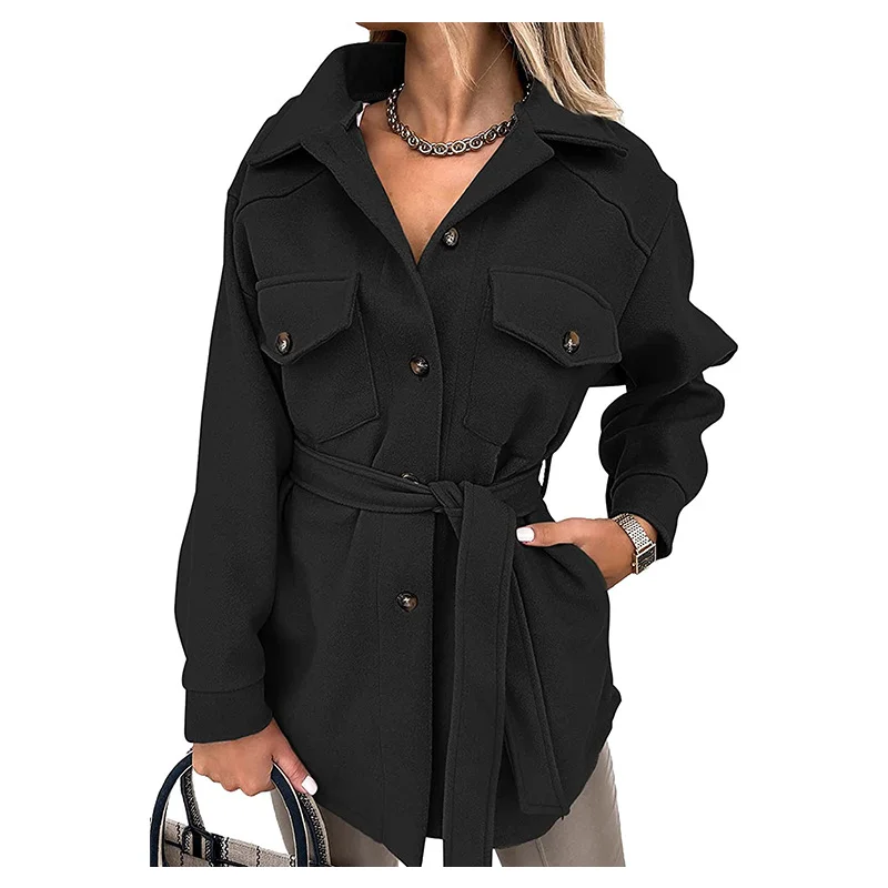 

Women's Cardigan Long Coat turtleneck Warm Coat Long Coats Jacket Colorful 2021