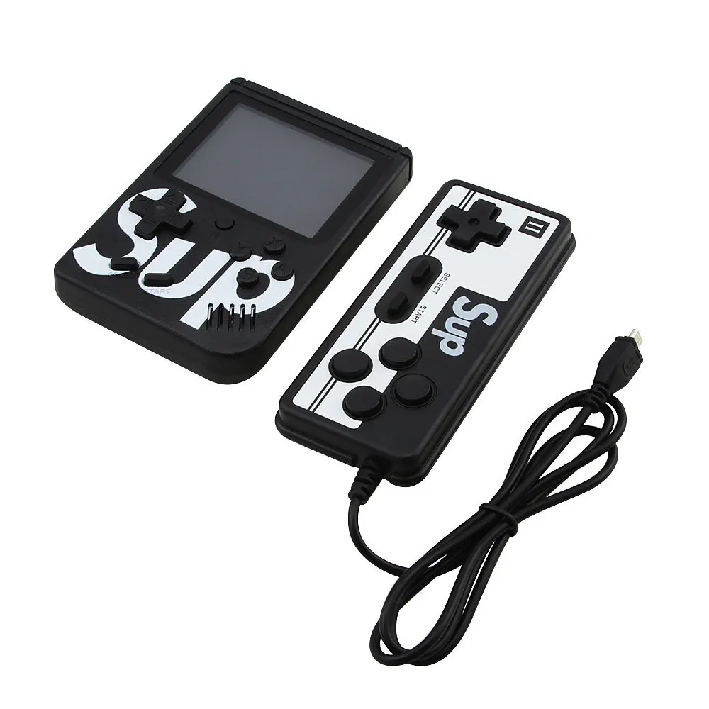 

Double Player Game 3 inch Large screen mini handheld game Built in 400 Games, Black, white, red, blue,yellow