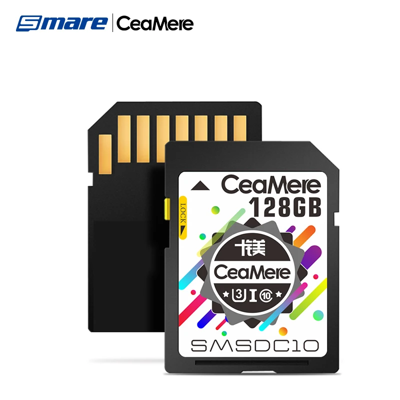 

Ceamere Original Memory card 128GB Camera PSP GPS Storage Cards 4GB 8GB 32GB 64GB 256GB Class 10 Memory Kort Big TF Card 128GB