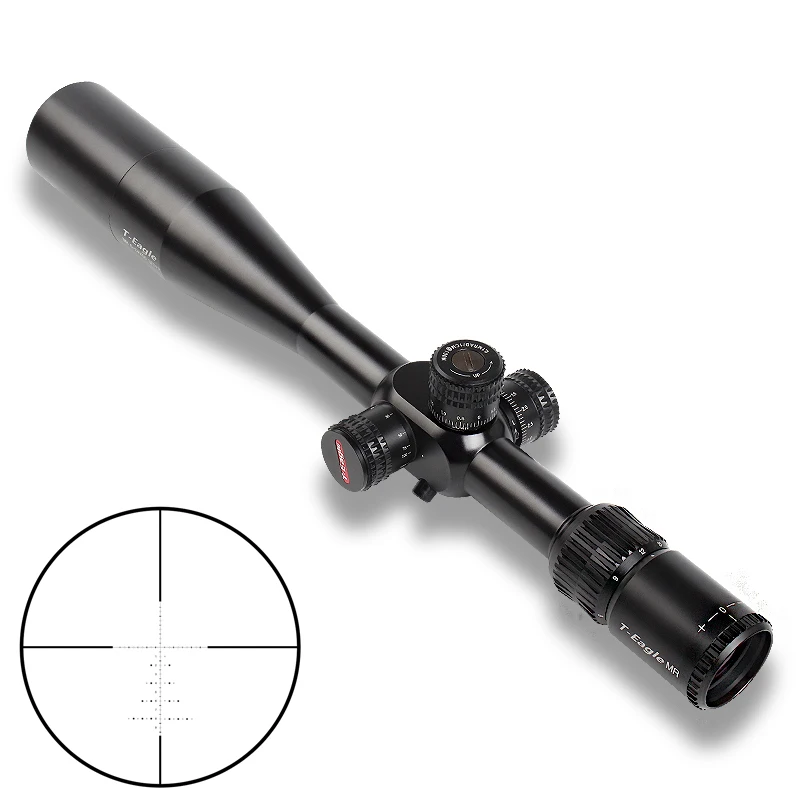 

Hot sale T-EAGLE MR 6-24x50 SFFFP hunting riflescope tactical long range optical sights sniper gun accessories for pcp air gun, Black