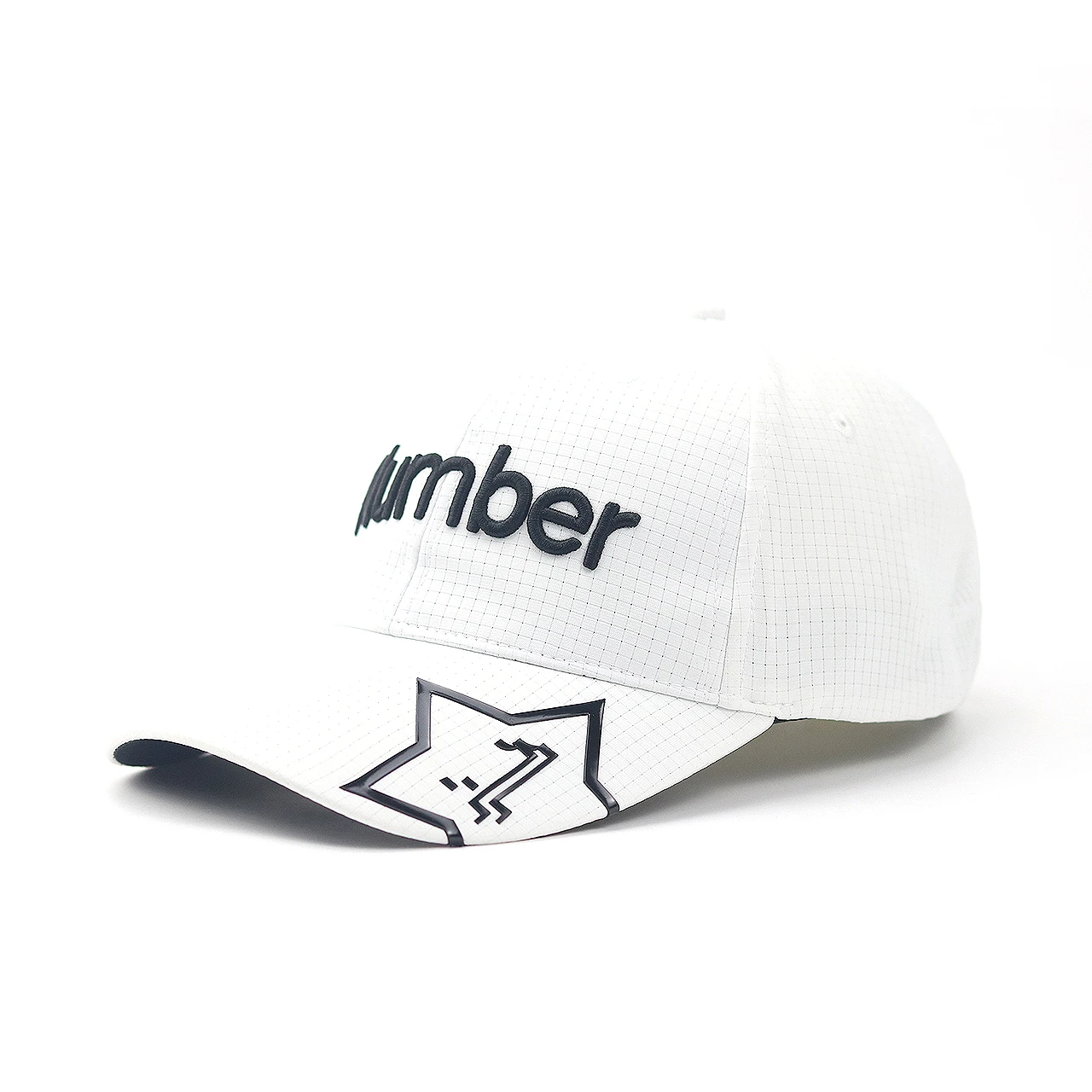 

Peaktop Golf Quality Caps And Hat Men Custom Embroidery Golf Hats, White color