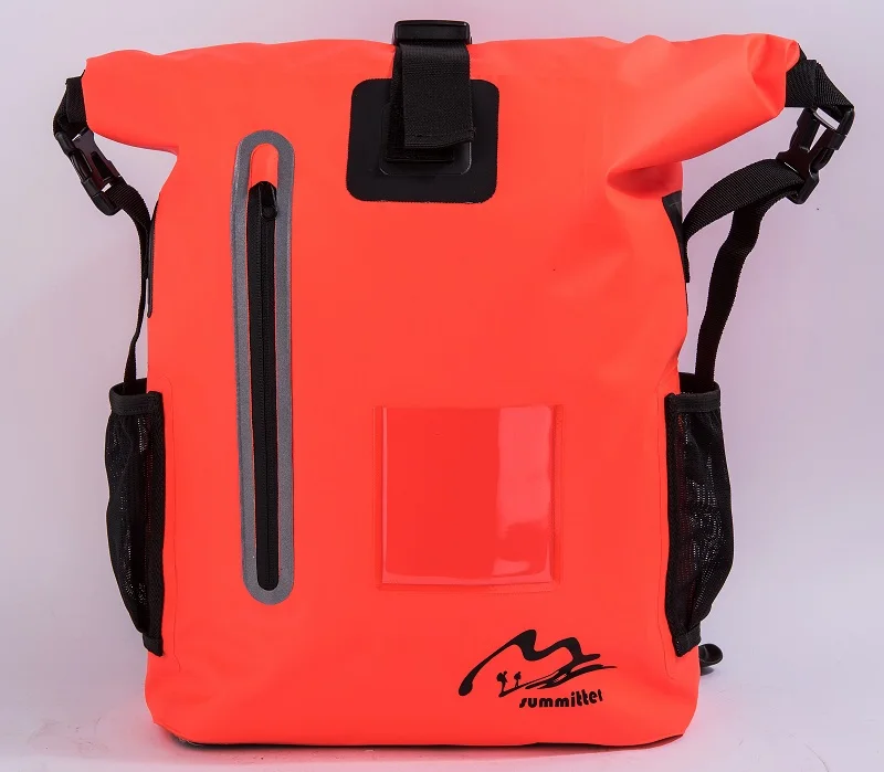 

New design 30L Waterproof Dry Bag Backpack with zipper pockets, Customized color