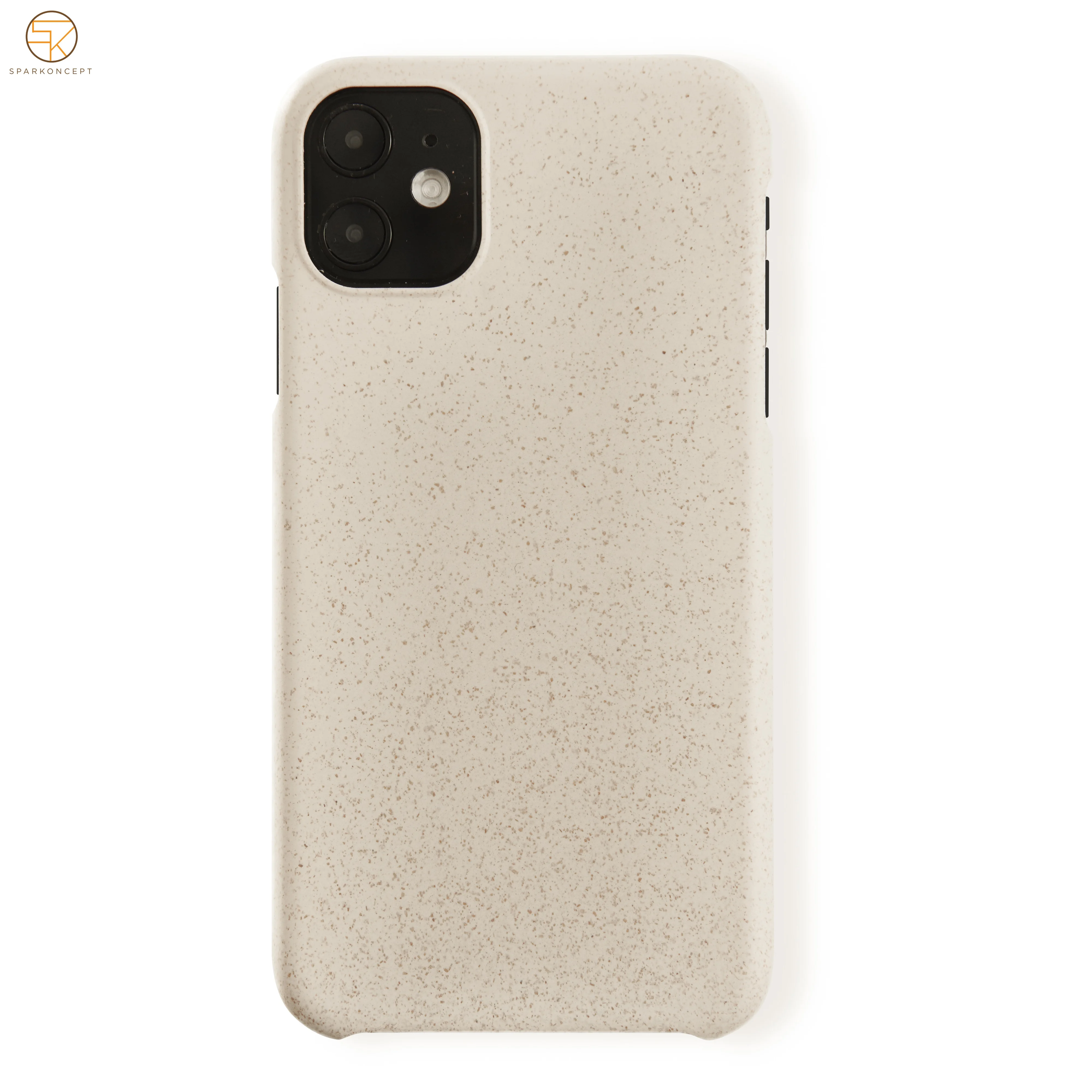 

Wholesale Biodegradable Pla Shock Proof Phone Case for iphone 12, Green,blue,grey,pink,beige or customized